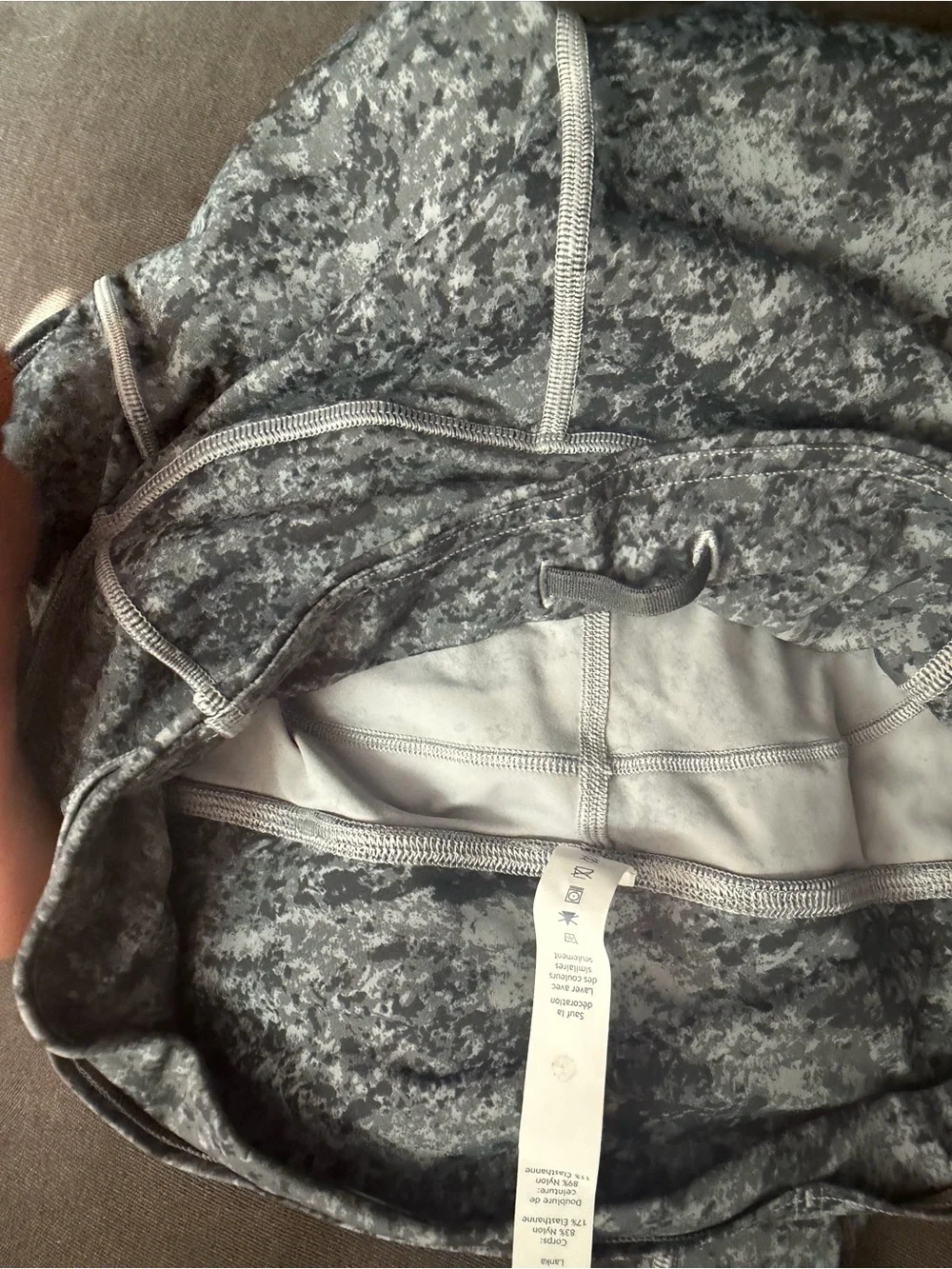 lululemon athletica Gray Marbled Leggings
